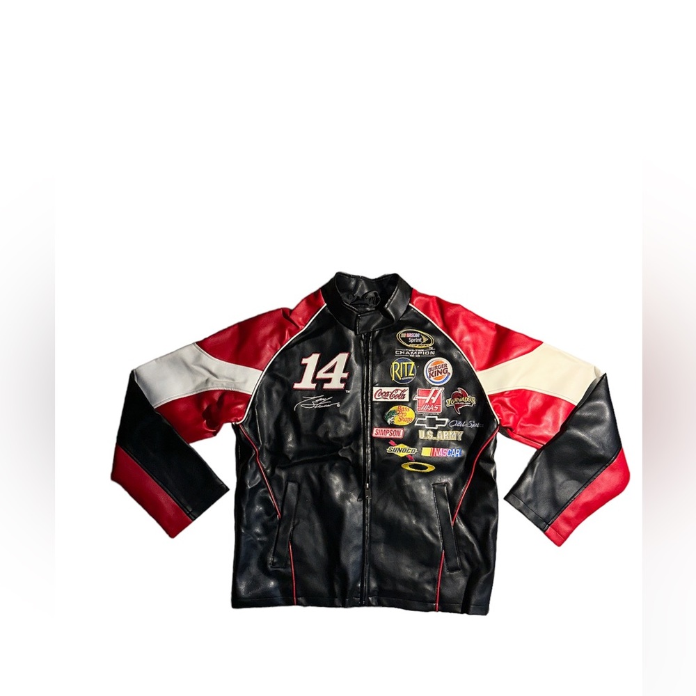 NASCAR Tony Stewart Authentic Leather Jacket